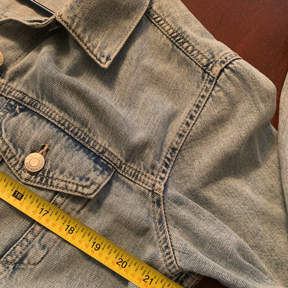GAP Women's Vintage Light Blue Denim Jacket - Picture 3 of 6